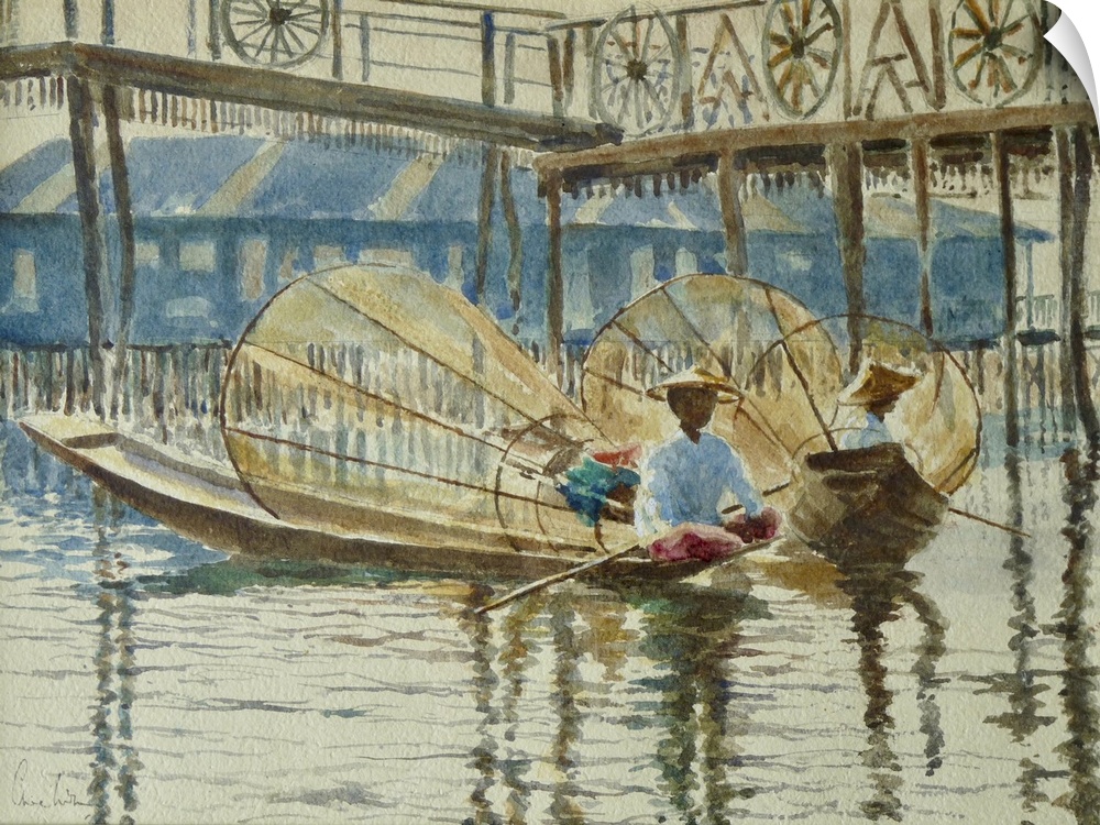 Legrowers At Rest, Inle Lake
