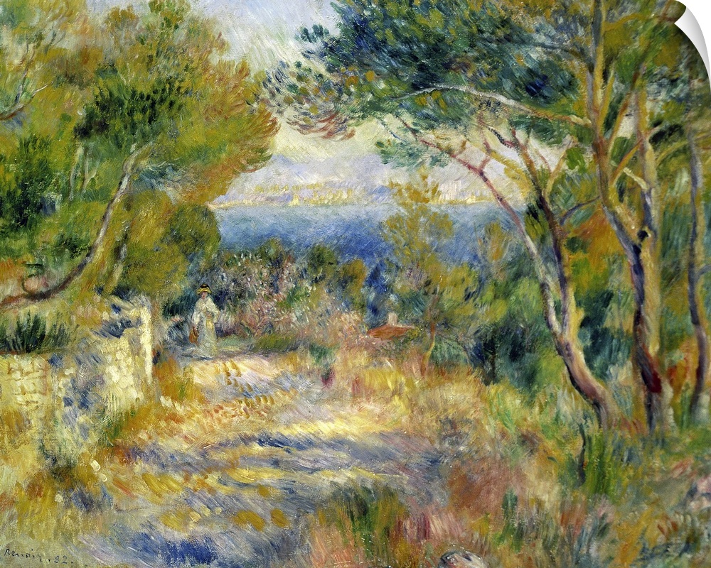 L'Estaque, 1882  by Renoir, Pierre Auguste (1841-1919); oil on canvas; Galerie Daniel Malingue, Paris, France; French, out...