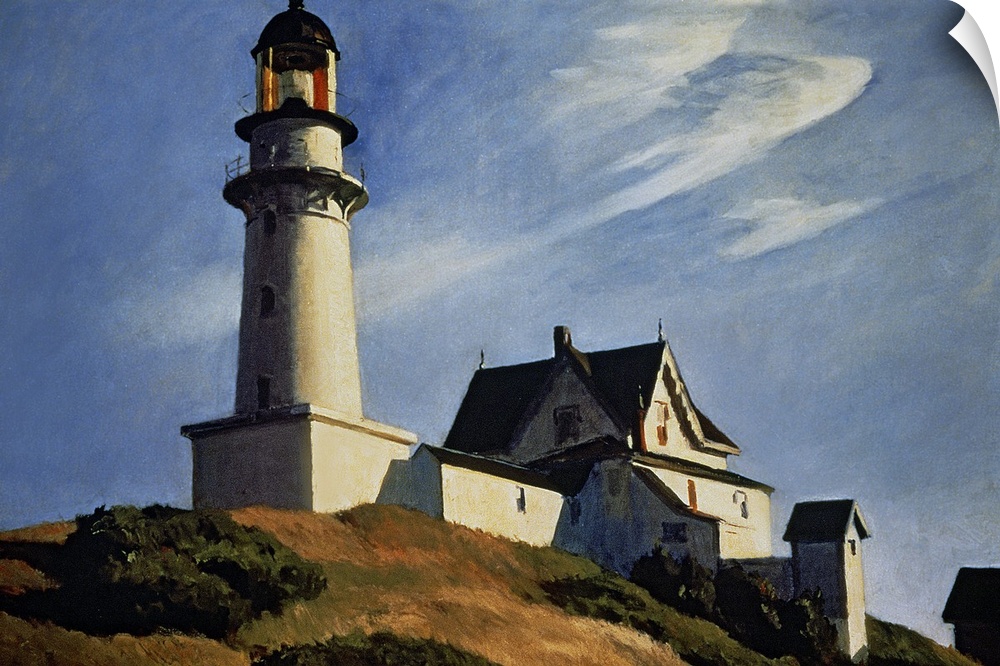 Lighthouse at Two Lights, 1929