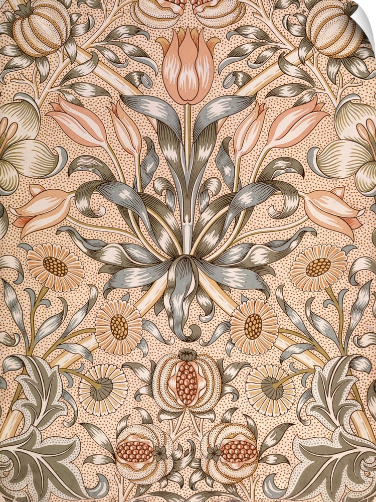 Lily and Pomegranate Wallpaper Design, 1886