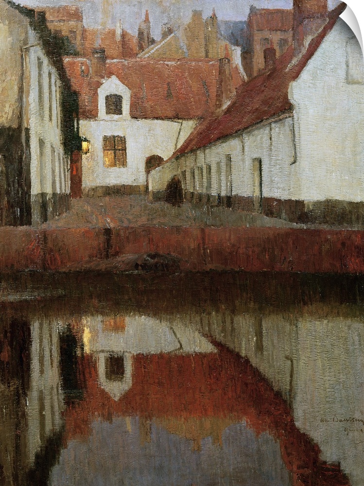 Originally oil on canvas. By Baertsoen, Albert (1866-1922).