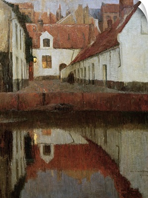 Little Town On The Edge Of The Water, At Dusk, 1899