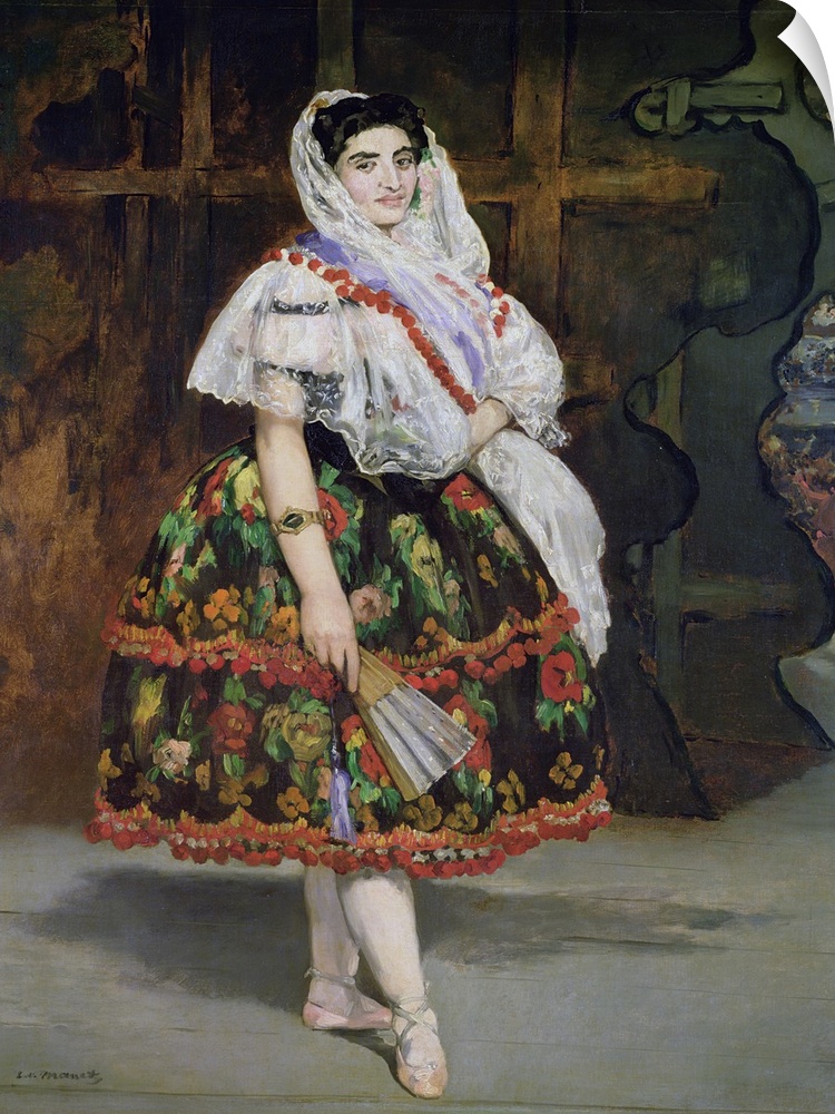 XIR16632 Lola de Valence, 1862 (oil on canvas)  by Manet, Edouard (1832-83); 123x92 cm; Musee d'Orsay, Paris, France; Gira...