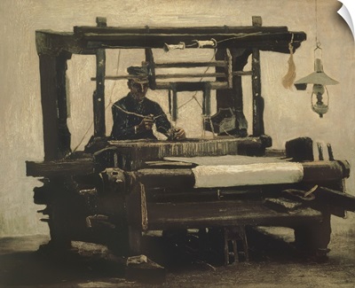 Loom With Weaver, 1884