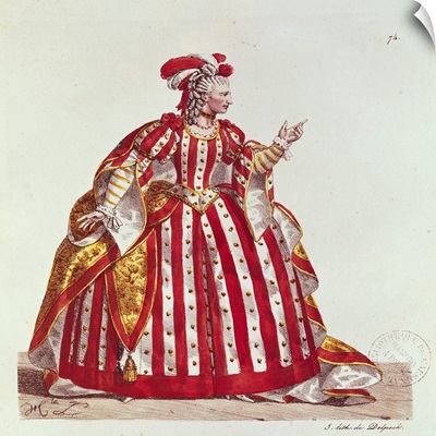 Mademoiselle Dumesnil (1713-1803) in the Role of Agrippina in 'Britannicus'