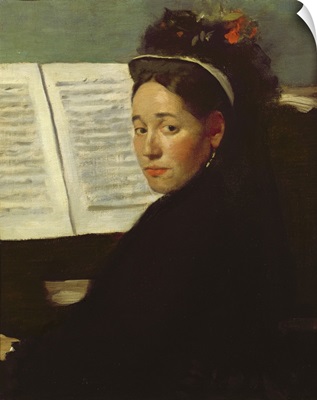 Mademoiselle Marie Dihau (1843-1935) At The Piano, C.1869-72