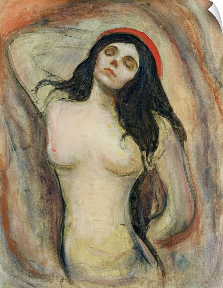 Madonna, 1894 (originally oil on canvas) by Munch, Edvard (1863-1944)