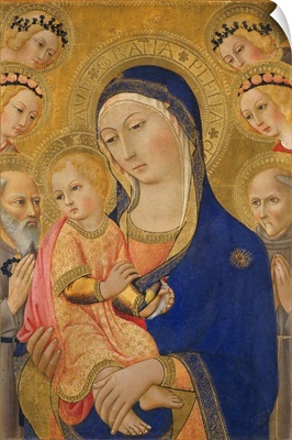Madonna and Child with Saint Jerome, Saint Bernardino, and Angels, c.1460