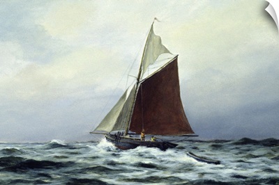 Making sail after a blow, 1983