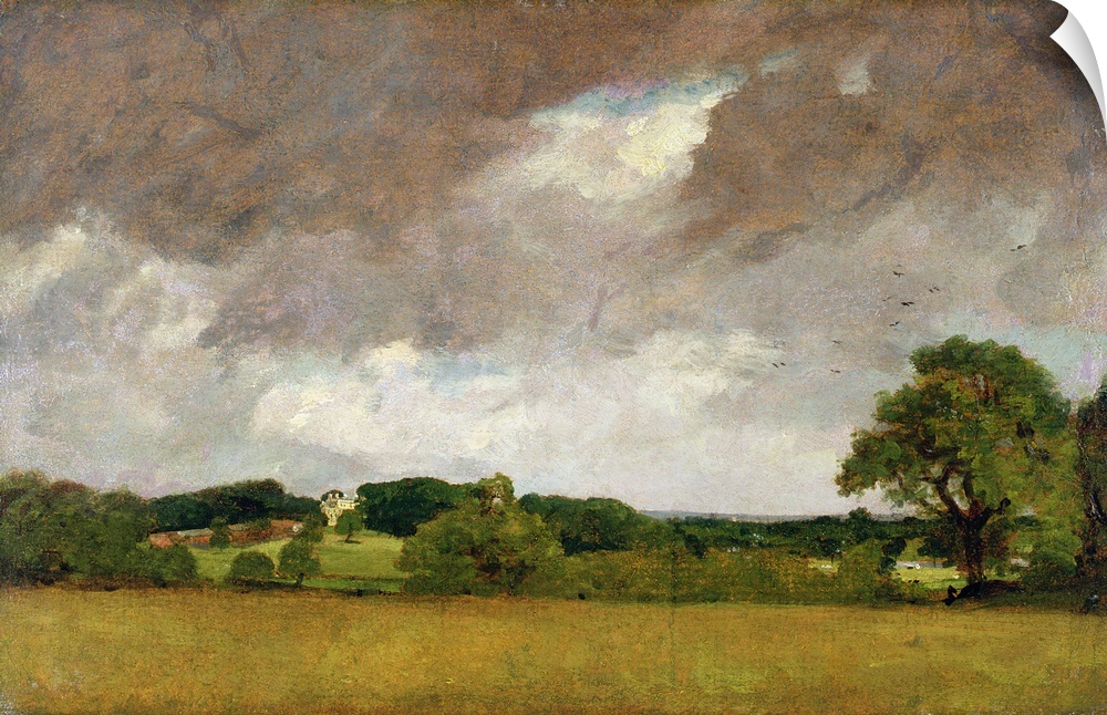 BAG175688 Credit: Malvern Hall from the South-West, 1809 (oil on paper) by John Constable (1776-1837) Bristol City Museum ...