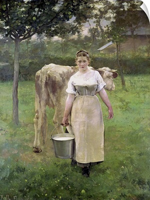 Manda Lametrie, The Farm Maid, 1887