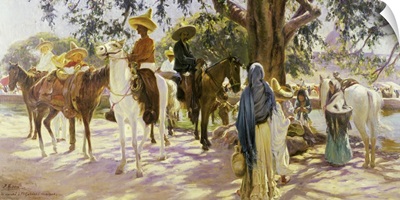 Market day at San Gabriel (1909), Mexico