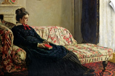 Meditation, or Madame Monet on the Sofa, c.1871