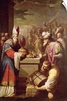 Melchizedek Offering Bread and Wine