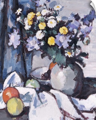 Michaelmas Daisies and Oranges, c.1925