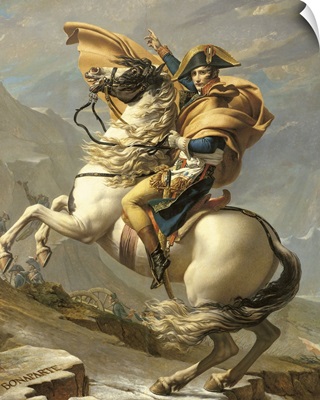 Napoleon (1769 1821) Crossing the Alps at the St Bernard Pass