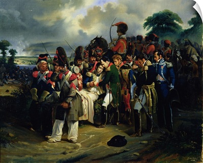 Napoleon bidding farewell to Marshal Jean Lannes, 1858