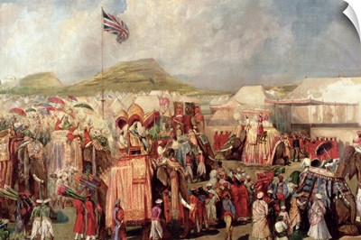 Native Princes Arriving in Camp for the Imperial Assemblage at Delhi, 1877
