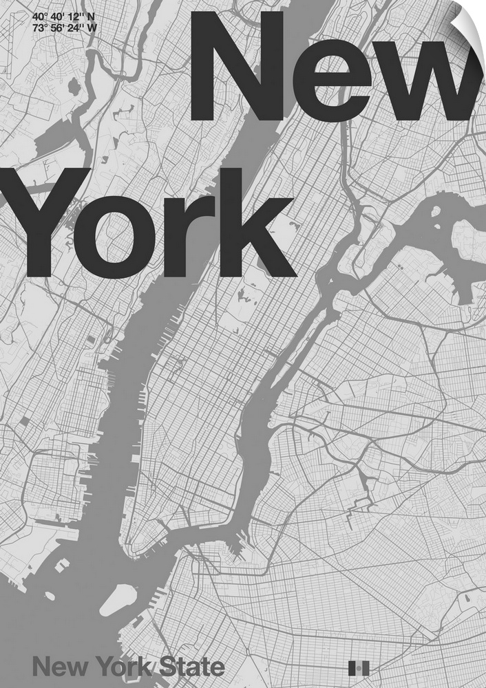 New York Minimal Map, 2020