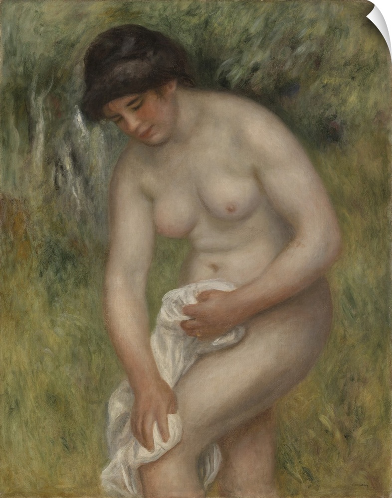 Nude, Green Background, 1902 (Originally oil on canvas)