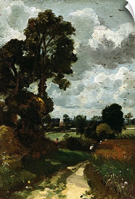 Oil Sketch of Stoke-by-Nayland