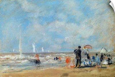 On the Beach, 1863