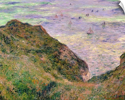 On the cliff at Pourville, 1882