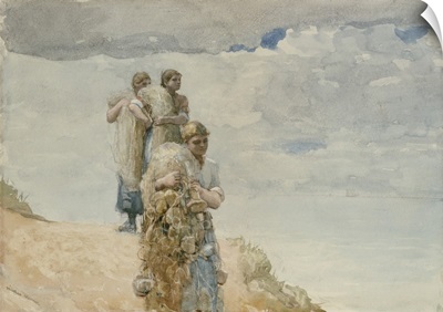On The Cliff, Cullercoats, C1881-82