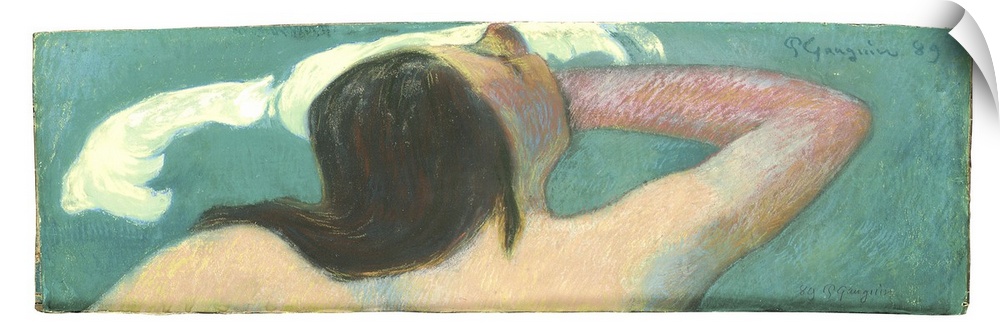 Ondine, II, 1889, pastel and gouache on paper laid down on panel.  By Paul Gauguin (1848-1903).