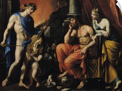 Orpheus before Pluto and Persephone