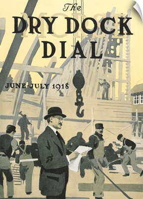 'Our New Dry Dock', front cover of the 'Morse Dry Dock Dial', June-July 1918
