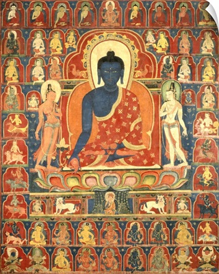 Painted Banner with the Medicine Buddha, 14th century