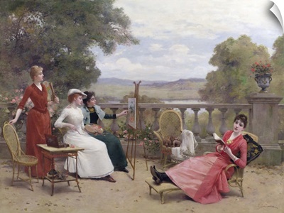 Painting on the Terrace
