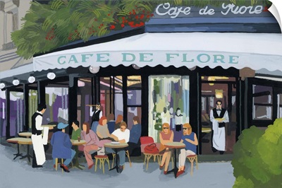 Paris Cafe And Garcon And Guests, 2015
