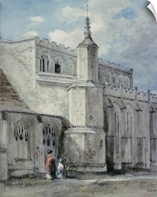 Part Of The Exterior Of East Bergholt Church: The North Side,  1801-05