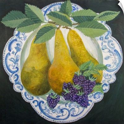 Pears On A Plate