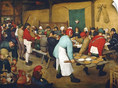 Peasant Wedding (Bauernhochzeit), 1568