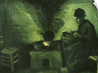 Peasant Woman by the Hearth, c.1885