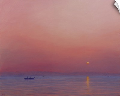 Pink Dawn On The Ganges