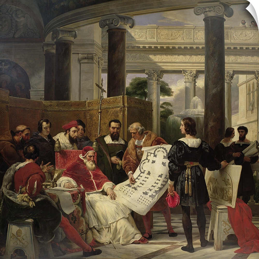 Le Pape Jules II ordonnant les travaux