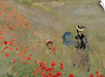 Poppies at Argenteuil, detail, 1873