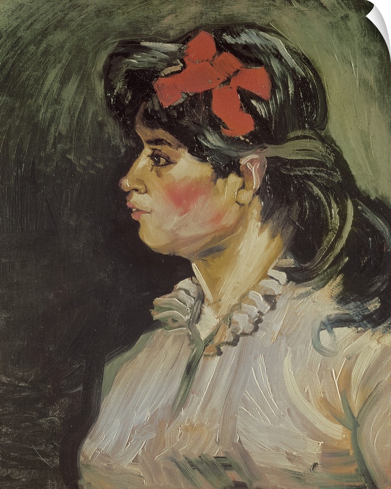 Portrait Of A Woman With A Red Ribbon, 1885
