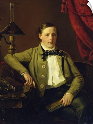 Portrait of Apollon Maykov, 1840