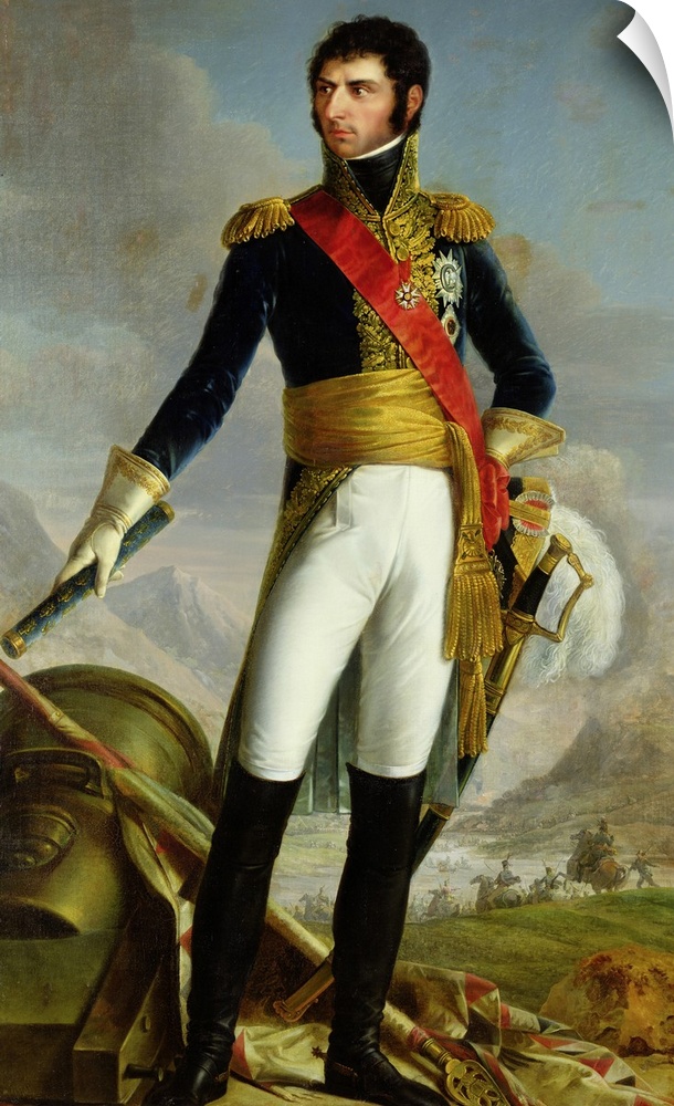 XIR104888 Portrait of Charles Jean Baptiste Bernadotte (1763-1844) after a painting by Francois Joseph Kinson (1771-1839) ...