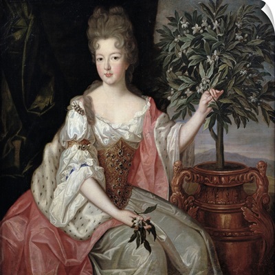 Portrait of Francoise Marie de Bourbon (1677-1749) Duchess of Orleans