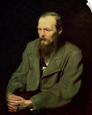 Portrait of Fyodor Dostoyevsky (1821-81) 1872