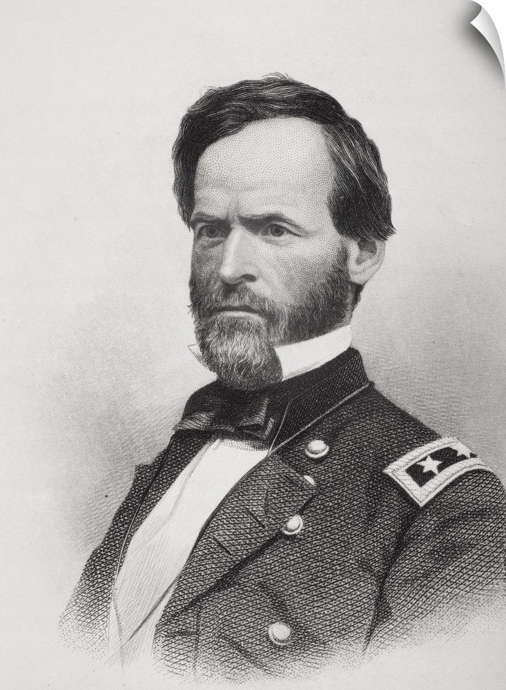 Portrait of General William Tecumseh Sherman (1820-91)