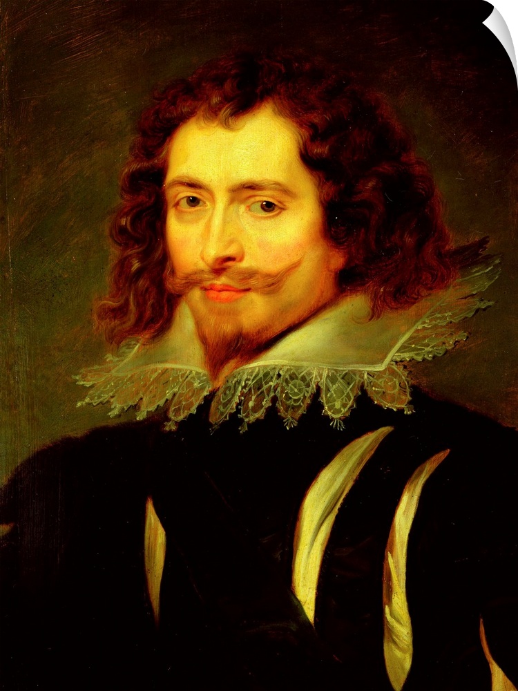 XAL161009 Portrait of George Villiers (1592-1628) 1st Duke of Buckingham (oil on canvas) (see also 79537) by Rubens, Peter...