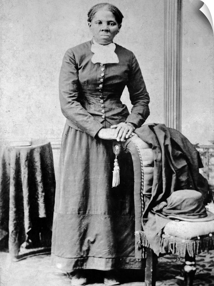 Portrait of Harriet Tubman, c.1870 (b/w photo) by American Photographer, (19th century); Private Collection; (add.info.: P...