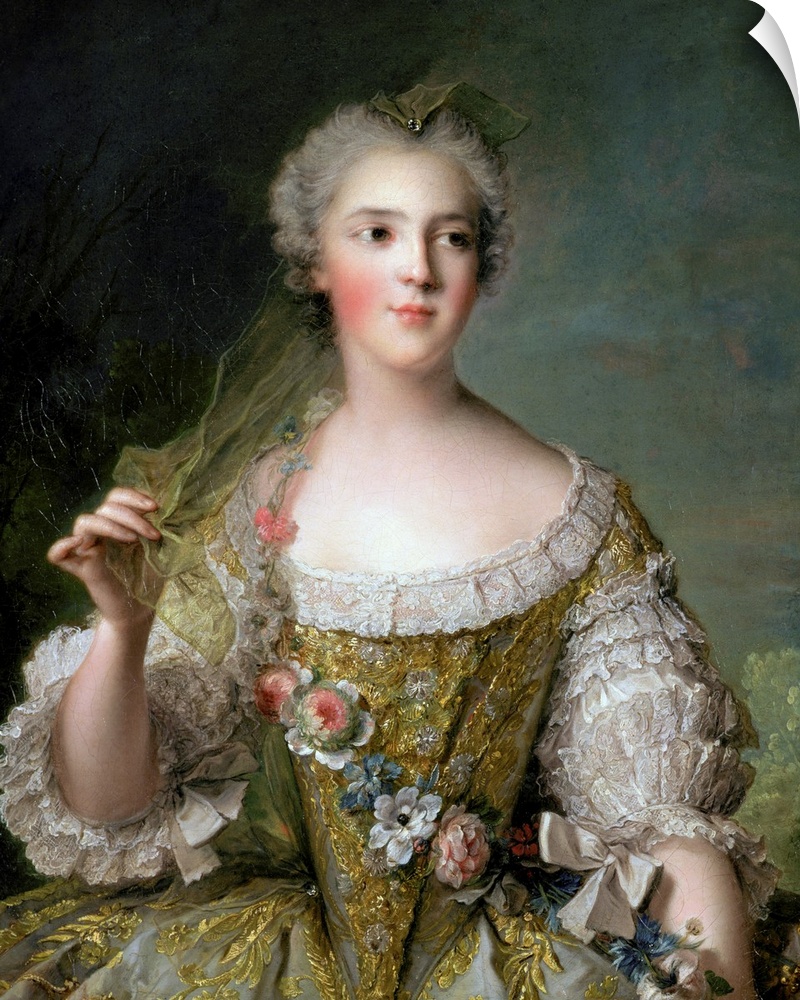 XIR71490 Portrait of Madame Sophie (1734-82), daughter of Louis XV, at Fontevrault, 1748 (oil on canvas)  by Nattier, Jean...